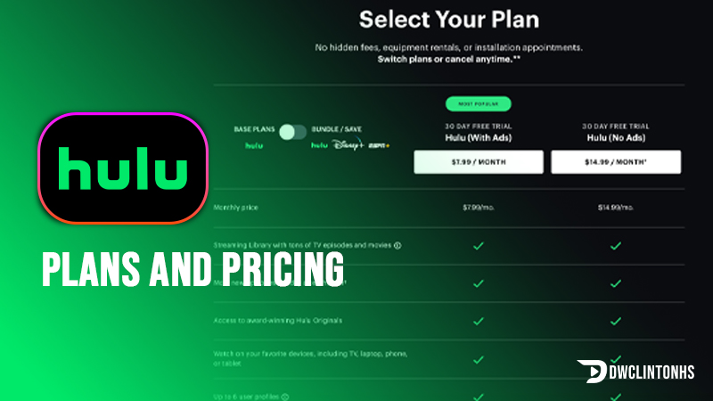 Plans and Pricing Hulu Live TV