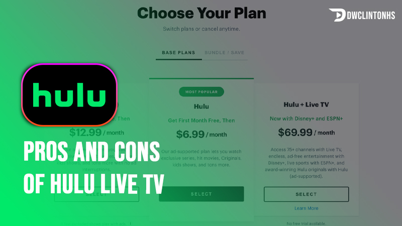 Pros and Cons of Hulu Live TV